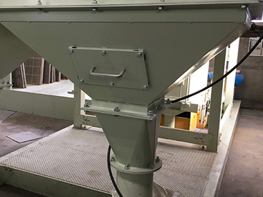 水平部回収シュートの写真